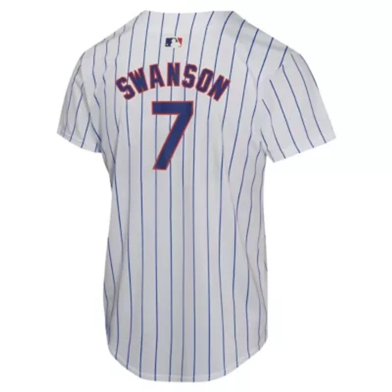 MLB Nike Dansby Swanson Chicago Cubs Home Game Player Jersey
