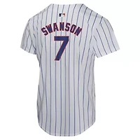MLB Nike Dansby Swanson Chicago Cubs Home Game Player Jersey