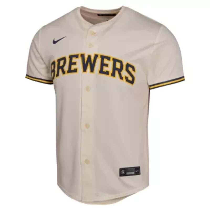 MLB Nike Christian Yelich Milwaukee Brewers Home Game Player Jersey