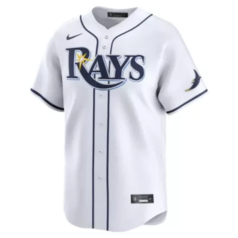 MLB Nike Junior Caminero Tampa Bay Rays Home Limited Player Jersey