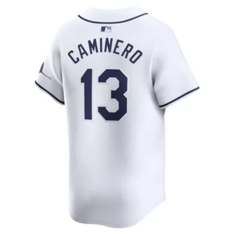 MLB Nike Junior Caminero Tampa Bay Rays Home Limited Player Jersey
