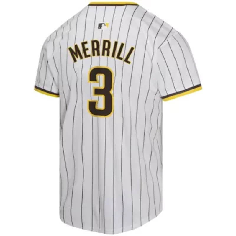 MLB Nike Jackson Merrill San Diego Padres Home Player Game Jersey