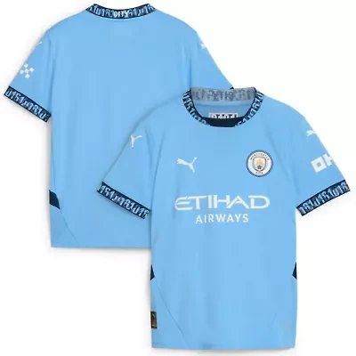 International Clubs Light Manchester City 2024/25 Home Replica Jersey