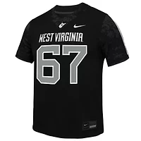 NCAA Nike #67 West Virginia Mountaineers Untouchable Replica Game Jersey
