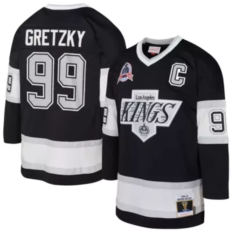 NHL Wayne Gretzky Los Angeles Kings 1992/93 Captain Patch Power Play Player Jersey