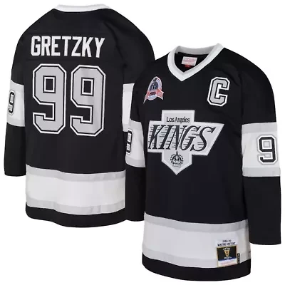 NHL Wayne Gretzky Los Angeles Kings 1992/93 Captain Patch Power Play Player Jersey