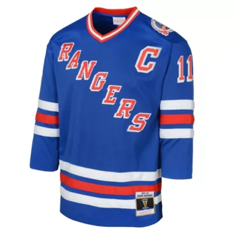 NHL Mark Messier New York Rangers 1993/94 Line 2.0 Player Jersey