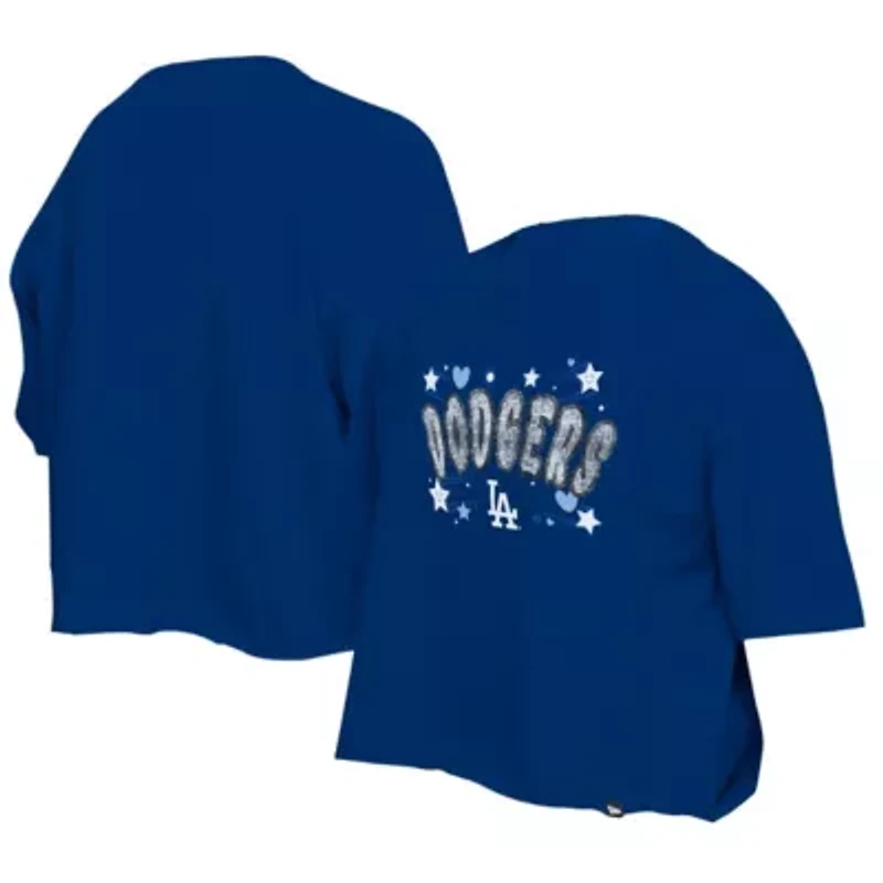 MLB Girls Los Angeles Dodgers Flip Sequin Team T-Shirt