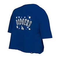 MLB Girls Los Angeles Dodgers Flip Sequin Team T-Shirt
