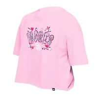 MLB Girls Light San Diego Padres Flip Sequin Team T-Shirt
