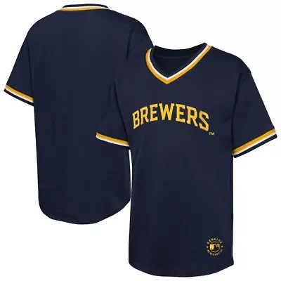 MLB Milwaukee Brewers Relief Pitcher V-Neck T-Shirt