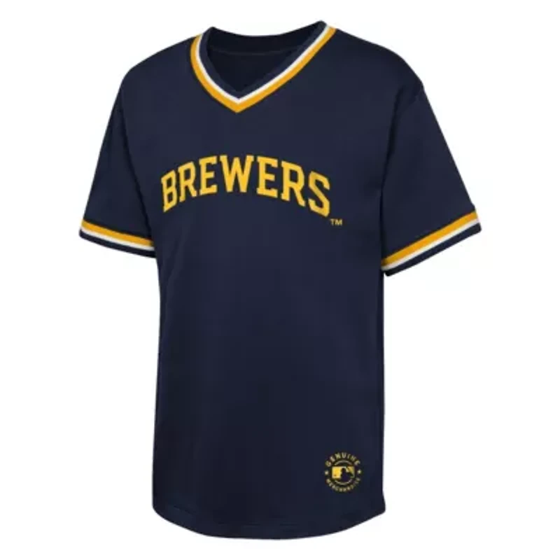 MLB Milwaukee Brewers Relief Pitcher V-Neck T-Shirt