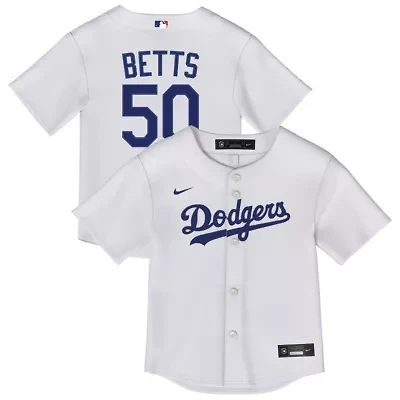 MLB Nike Mookie Betts Los Angeles Dodgers Home Replica Player Jersey