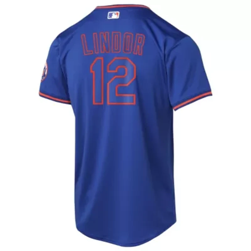 MLB Nike Francisco Lindor New York Mets Alternate Limited Player Jersey