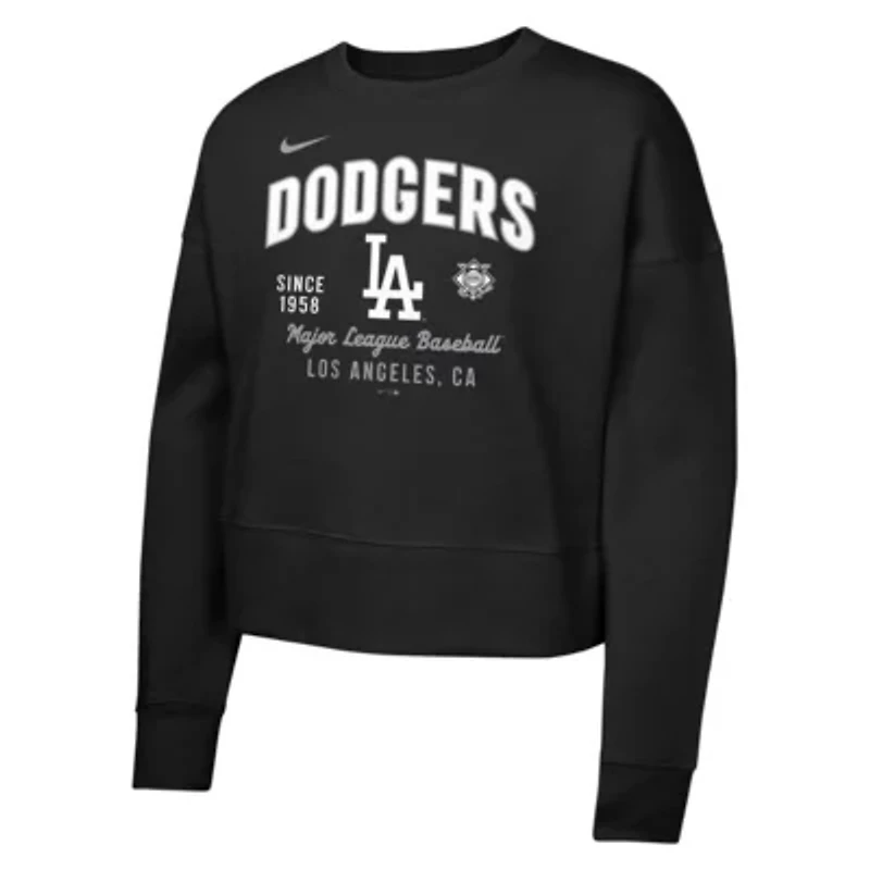 MLB Girls Nike Los Angeles Dodgers Fleece Sweatshirt