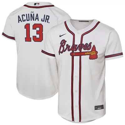 MLB Nike Ronald Acuna Jr. Atlanta Braves Home Replica Player Jersey