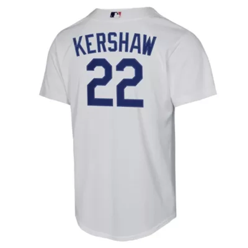 MLB Nike Clayton Kershaw Los Angeles Dodgers Home Replica Player Jersey