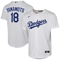 MLB Nike Yoshinobu Yamamoto Los Angeles Dodgers Home Replica Player Jersey