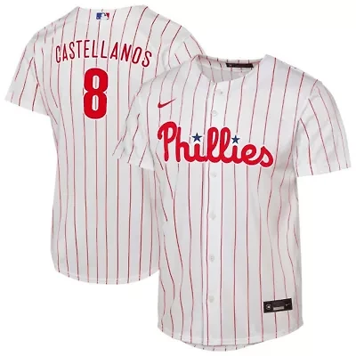MLB Nike Nick Castellanos Philadelphia Phillies Home Replica Player Jersey
