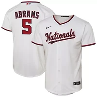 MLB Nike CJ Abrams Washington Nationals Home Replica Player Jersey