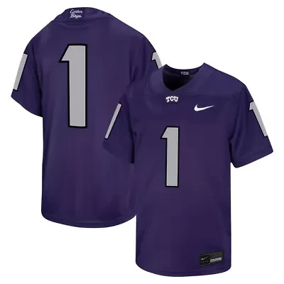 NCAA Nike #1 TCU Horned Frogs Untouchable Football Jersey