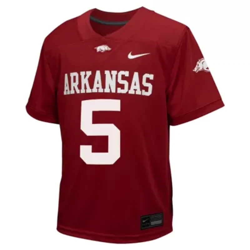 NCAA Nike #5 Arkansas Razorbacks Untouchable Football Jersey