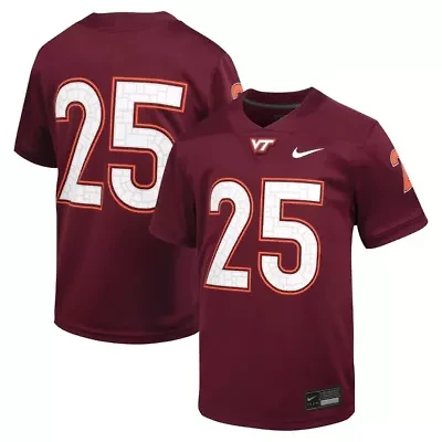 NCAA Nike #25 Virginia Tech Hokies Untouchable Football Jersey