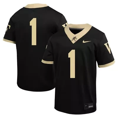 NCAA Nike #1 Wake Forest Demon Deacons Untouchable Football Jersey
