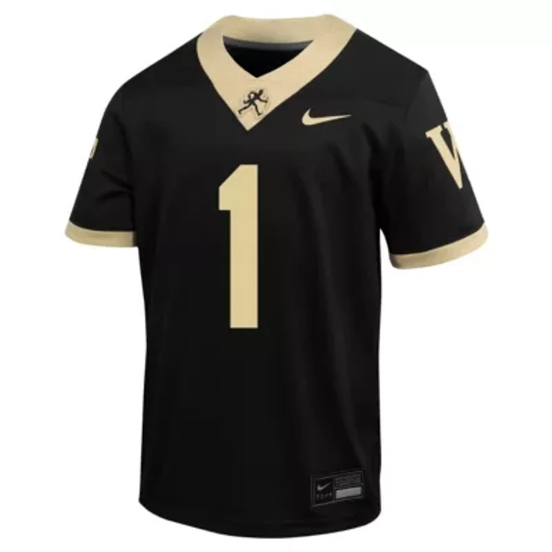 NCAA Nike #1 Wake Forest Demon Deacons Untouchable Football Jersey