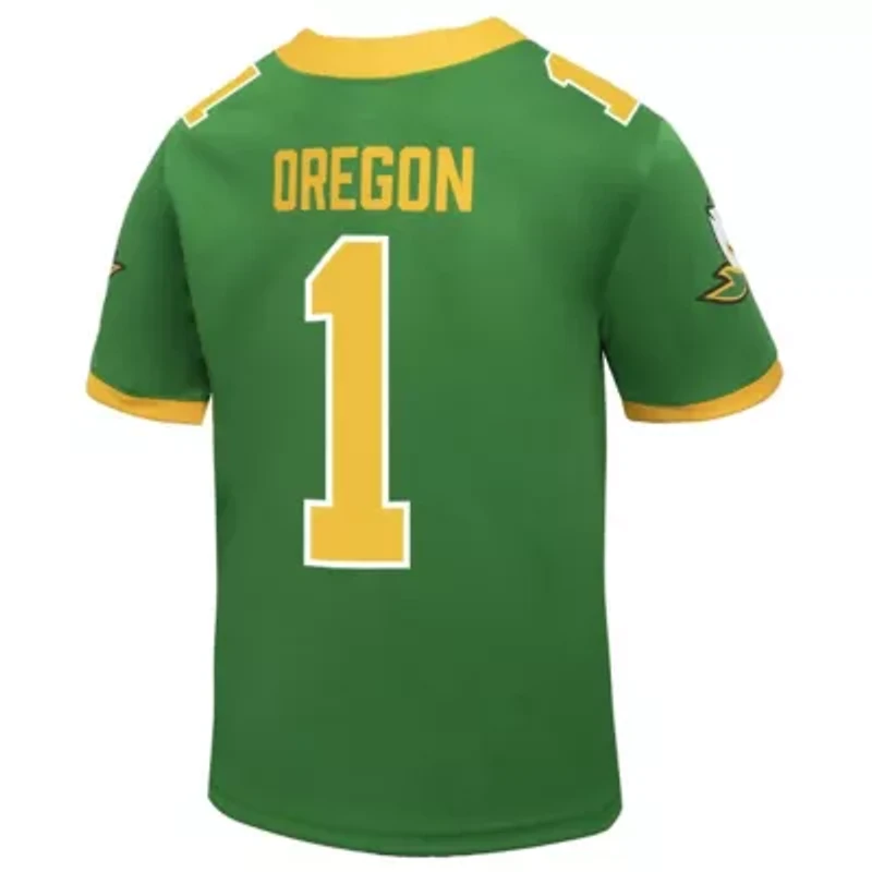 NCAA Nike #1 Apple Oregon Ducks Alternate Replica Football Jersey