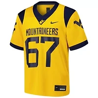 NCAA Nike #67 West Virginia Mountaineers Alternate Game Jersey