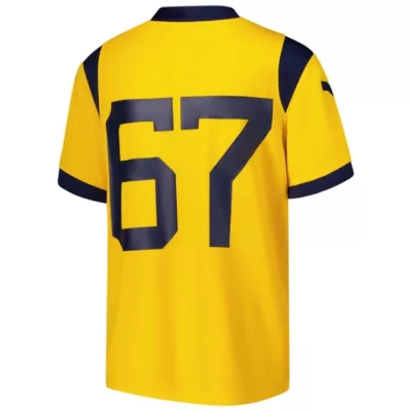 NCAA Nike #67 West Virginia Mountaineers Alternate Game Jersey