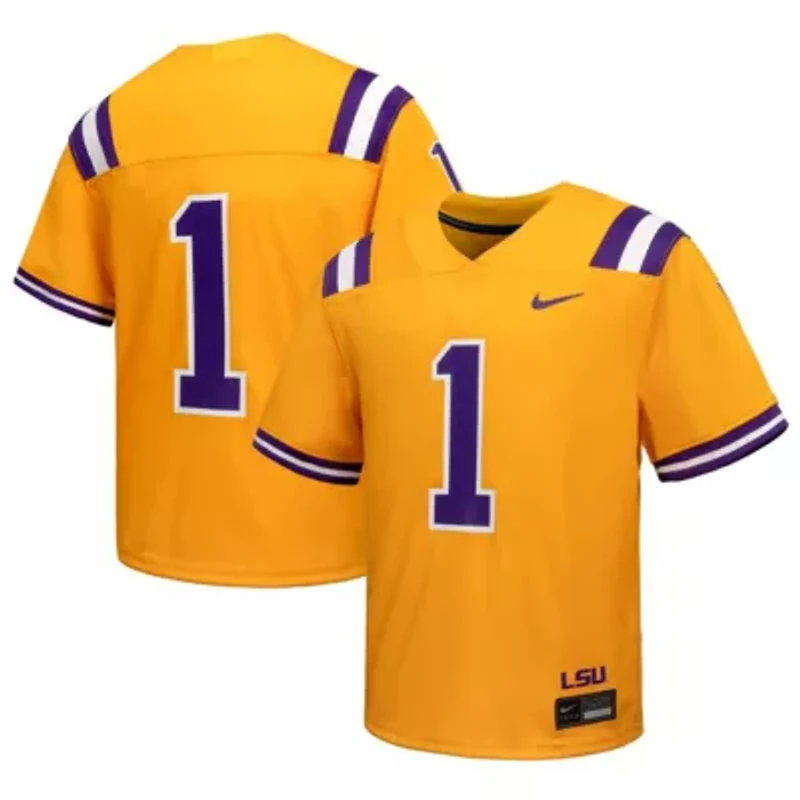 NCAA Nike #1 LSU Tigers Alternate Game Jersey