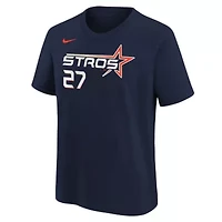 MLB Nike Jose Altuve Houston Astros Fuse City Connect Name & Number T-Shirt