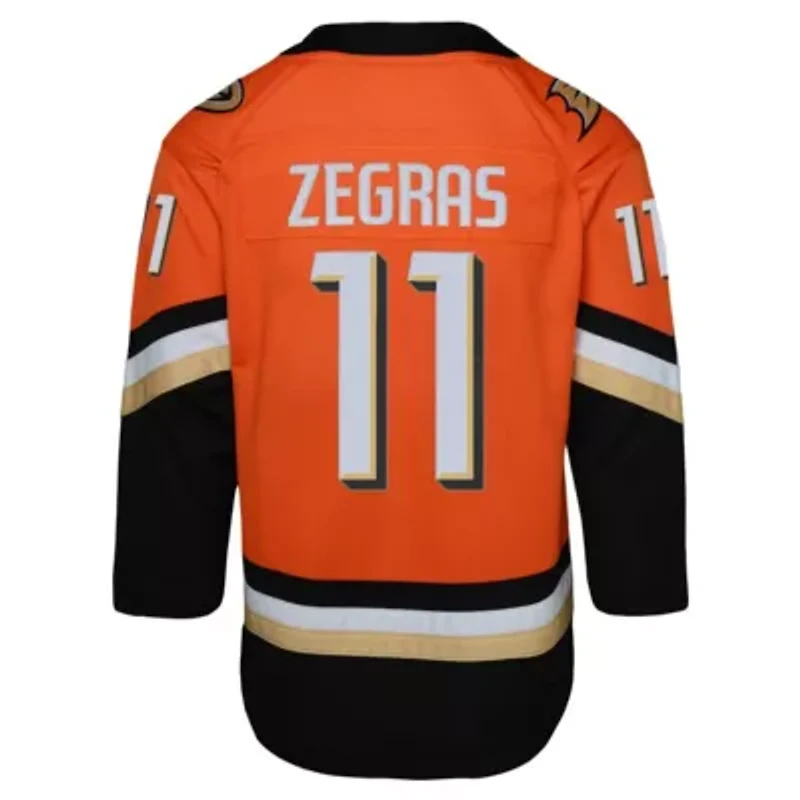 NHL Trevor Zegras Anaheim Ducks Premier Player Jersey
