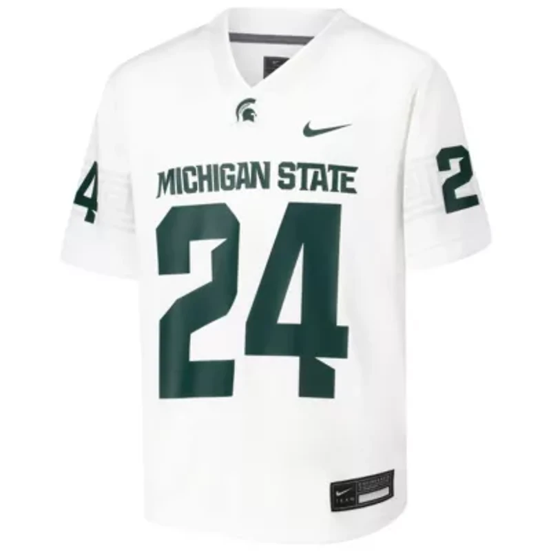 NCAA Nike #24 Michigan State Spartans Untouchable Football Jersey