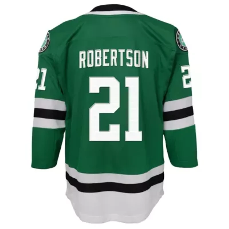 NHL Jason Robertson Kelly Dallas Stars Home Premier Player Jersey