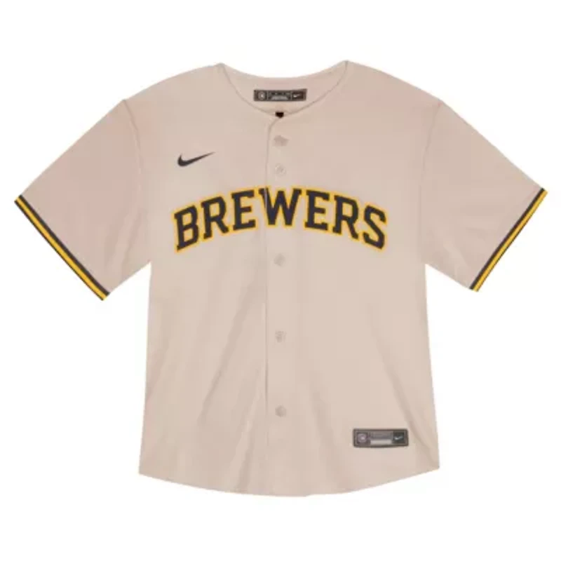 MLB Nike Christian Yelich Milwaukee Brewers Home Game Jersey
