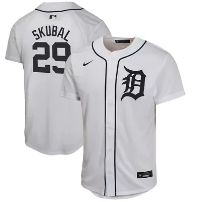 MLB Nike Tarik Skubal Detroit Tigers Home Game Player Jersey