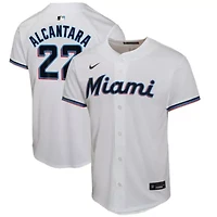 MLB Nike Sandy Alcantara Miami Marlins Home Game Player Jersey