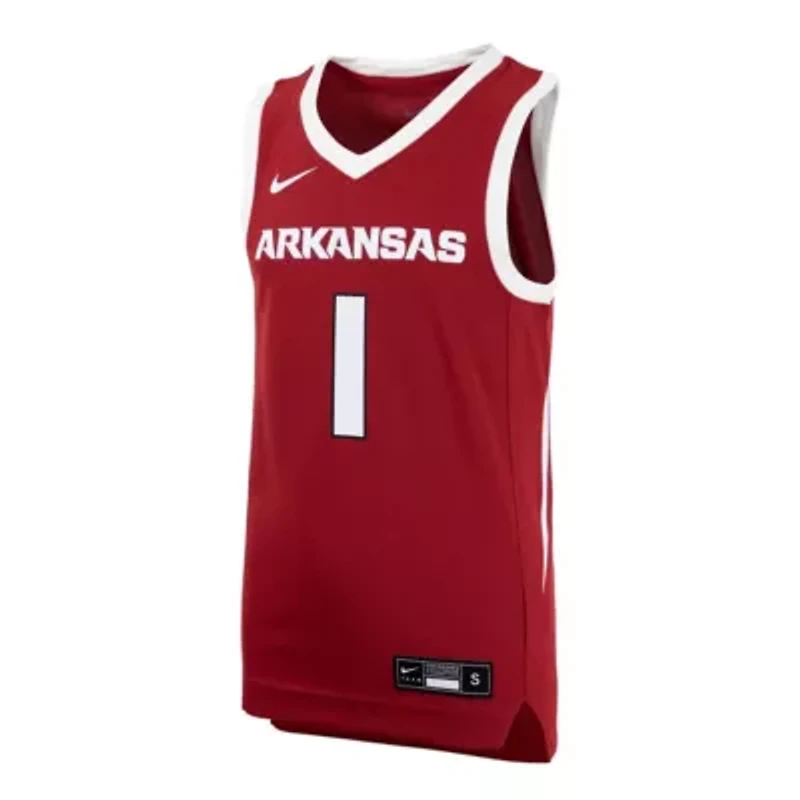 NCAA Nike #1 Arkansas Razorbacks Replica Basketball Jersey