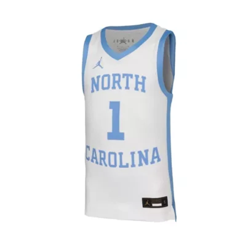 NCAA Nike #1 North Carolina Tar Heels Retro Replica Basketball Jersey