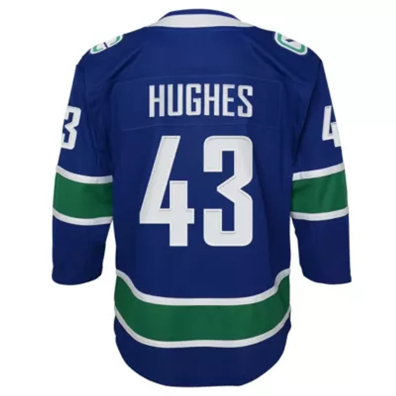 NHL Quinn Hughes Vancouver Canucks Home Premier Player Jersey
