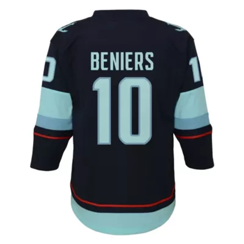 NHL Matty Beniers Seattle Kraken Alternate Replica Player Jersey