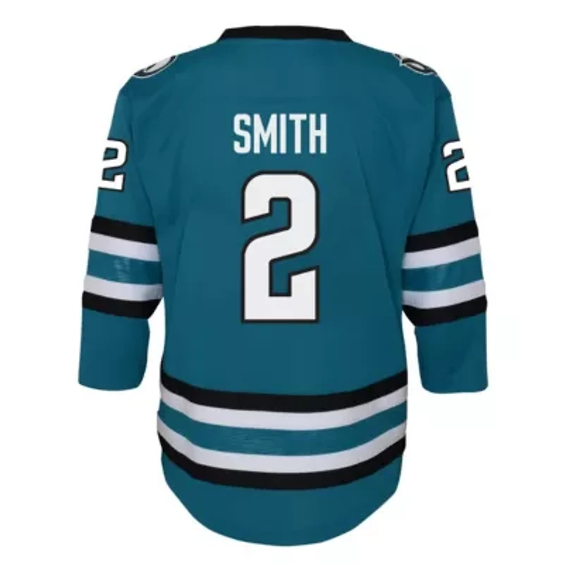 NHL Will Smith San Jose Sharks Home Replica Player Jersey