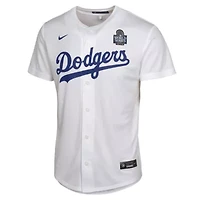 MLB Nike Jack Flaherty Los Angeles Dodgers 2024 World Series Patch Home Game Player Jersey