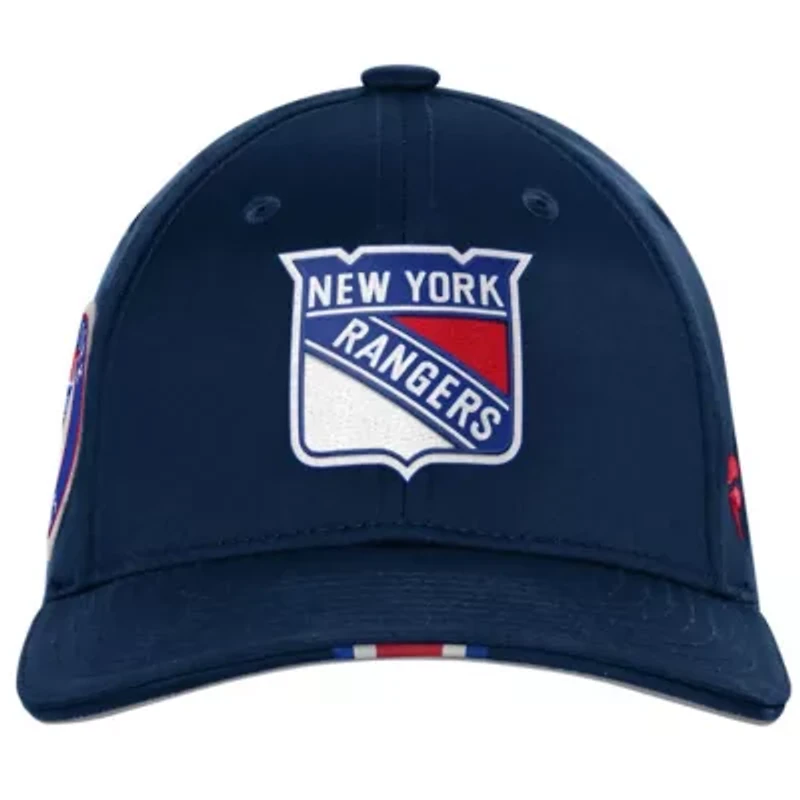 NHL Fanatics New York Rangers 2025 NHL Draft Authentic Pro On-Stage Podium Adjustable Hat