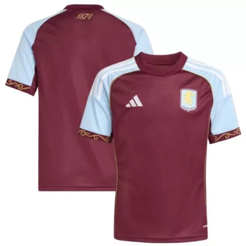 International Clubs Claret Aston Villa 2025/26 Home Replica Jersey