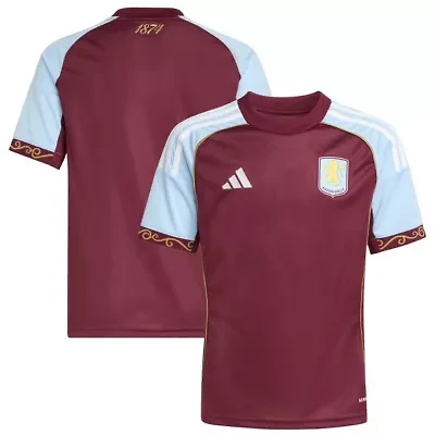 International Clubs Claret Aston Villa 2025/26 Home Replica Jersey