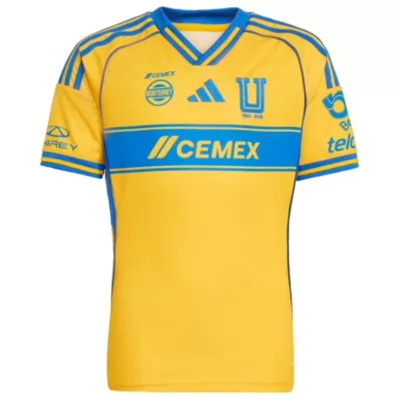 Liga MX Tigres UANL 2025/26 Home Replica Jersey